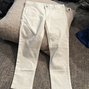 Girls white GAP jeans size 7 regular